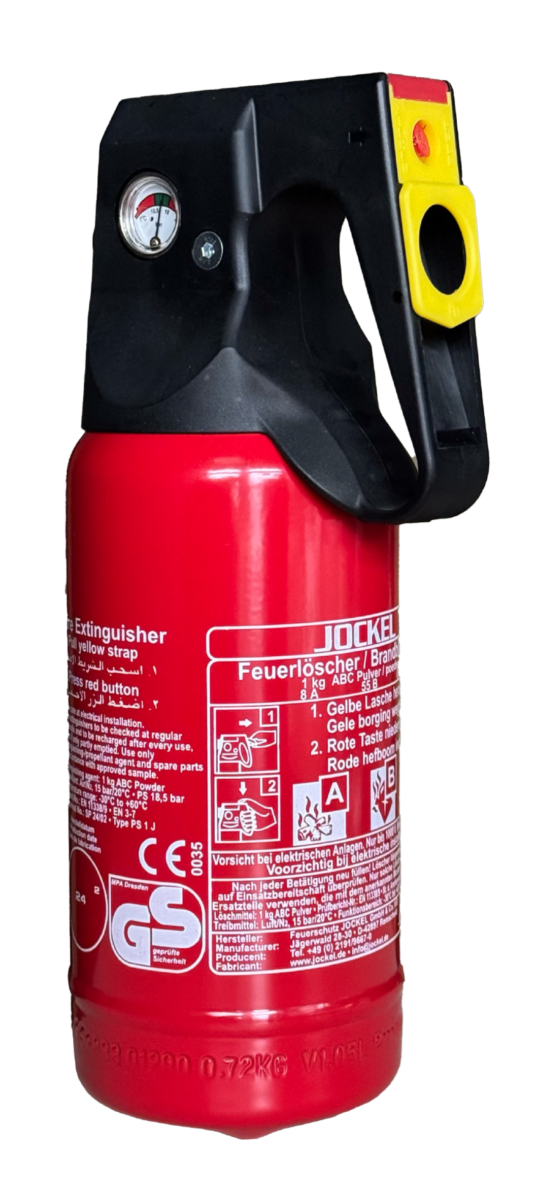 Pulver Feuerlöscher 1 Kilo