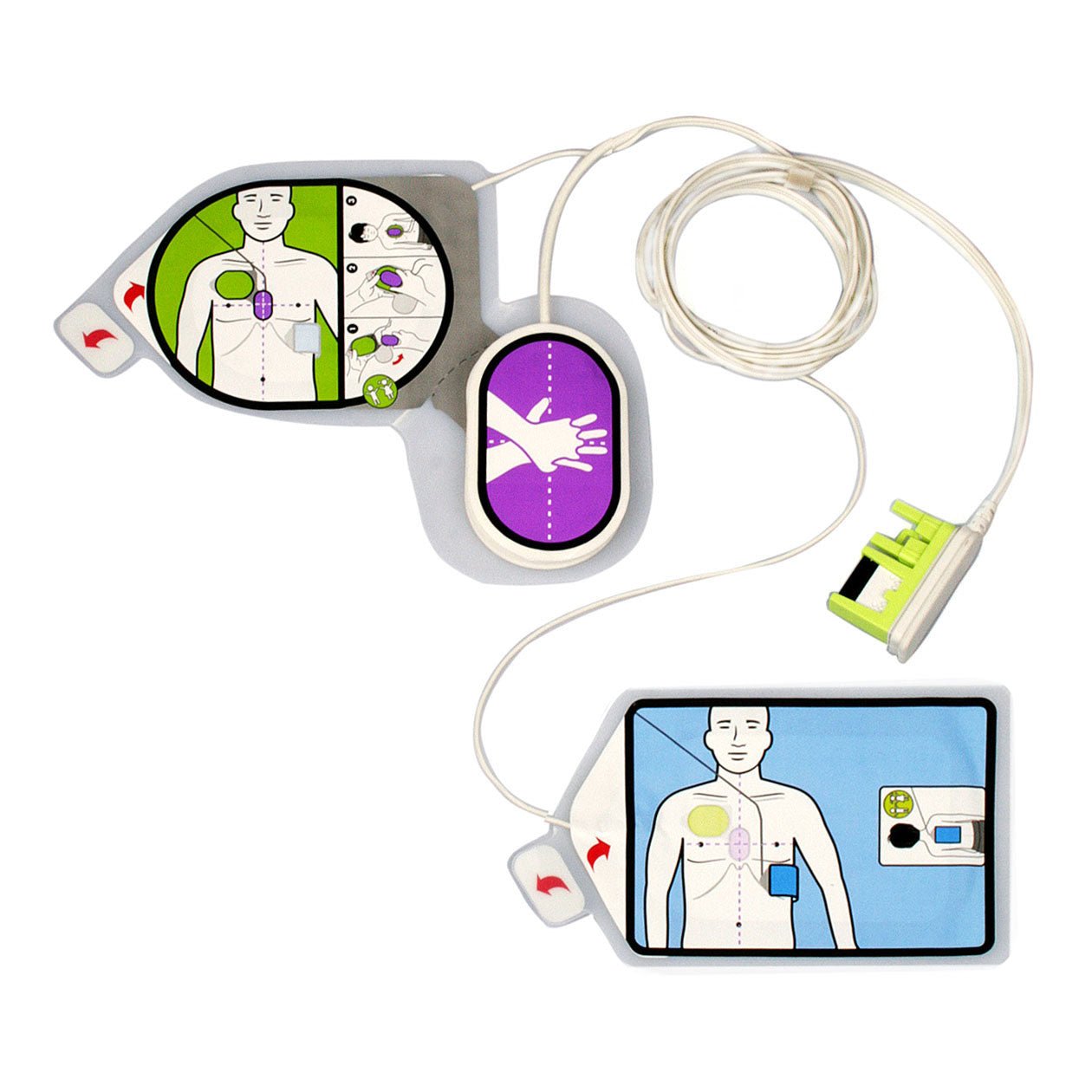 CPR Uni-padz Elektroden für Zoll AED 3 BLS
