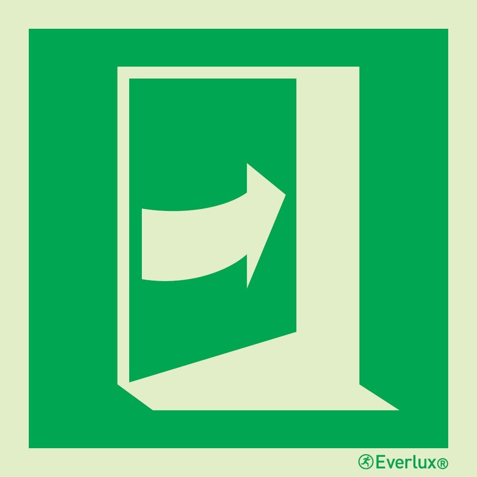 Rettungszeichen Symbole Fluchttüren