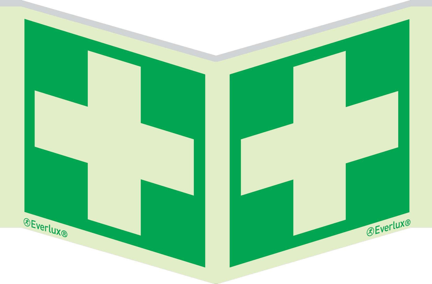 Rettungszeichen Symbole Winkelschild Erste Hilfe m²