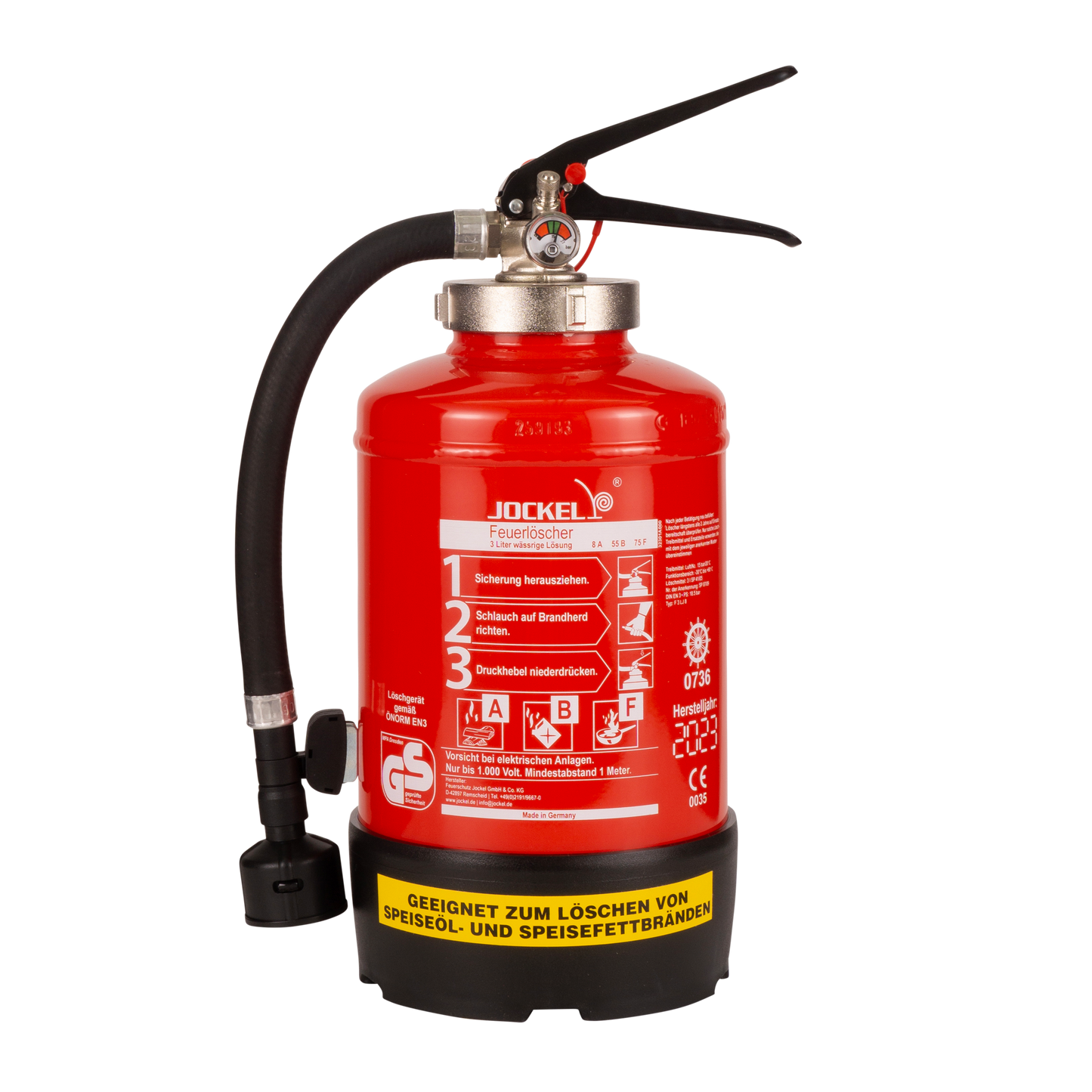 Gastronomie Fettbrand-Feuerlöscher 3 Liter ABF