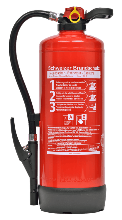 Büro-Feuerlöscher 9 Liter Frostsicher