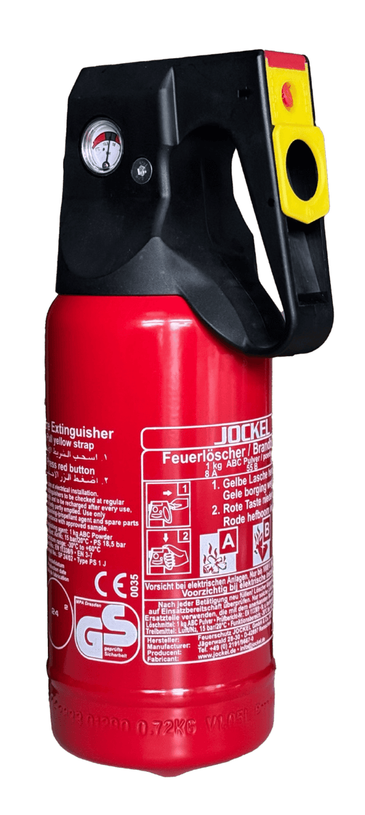 Auto Feuerlöscher 1 Kilo Pulver - Feuerlöscher Shop