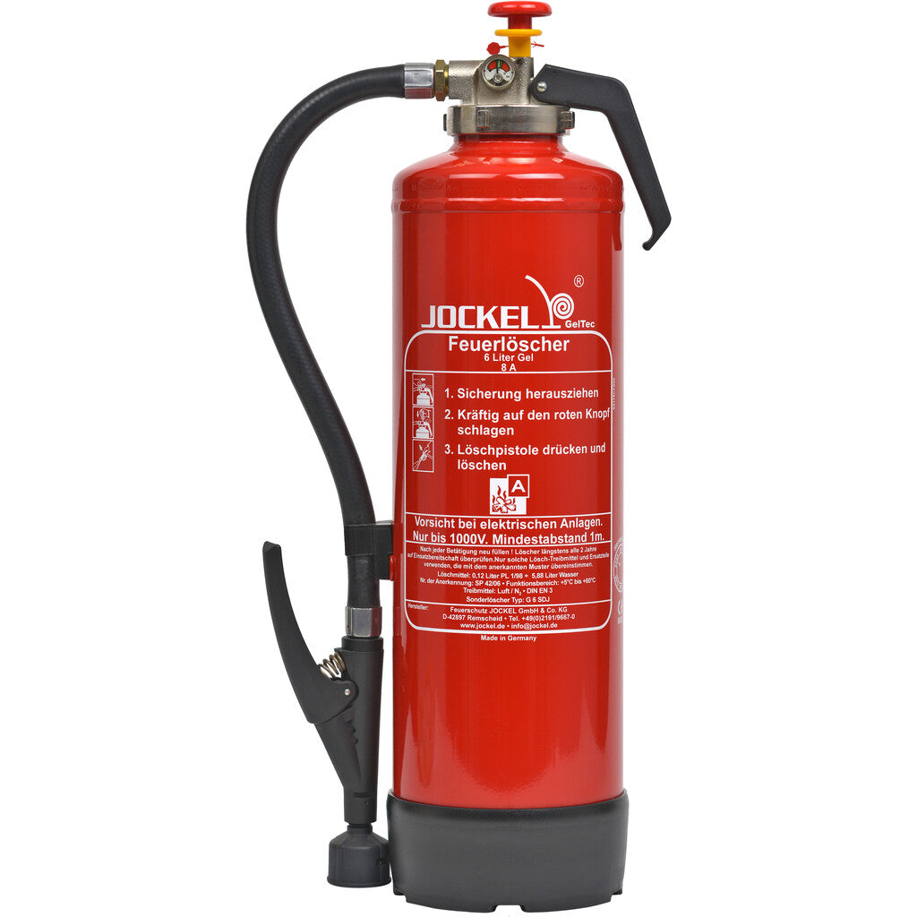 Gel-Feuerlöscher 9 Liter für Li-Ionen-Akkus