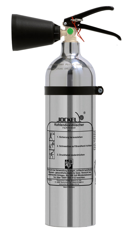 Design Co2-Feuerlöscher Chrom 2 Kg