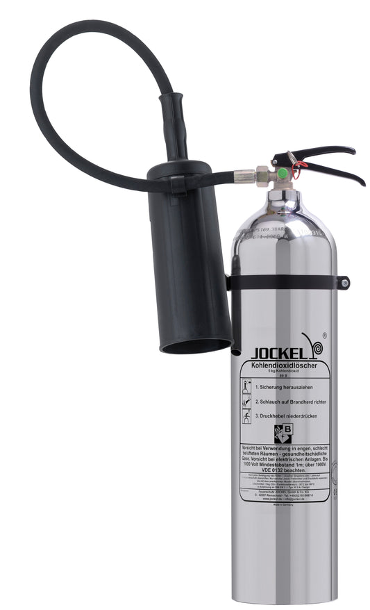 Design Co2-Feuerlöscher Chrom 5 Kilo