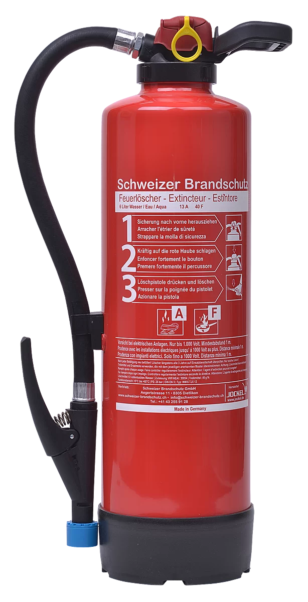 Wassernebel Feuerlöscher 6 Liter